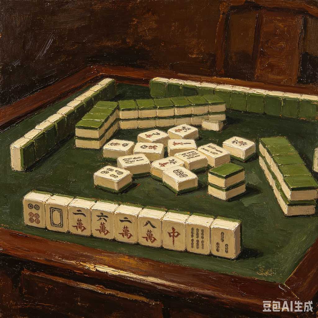 dual color mahjong tiles