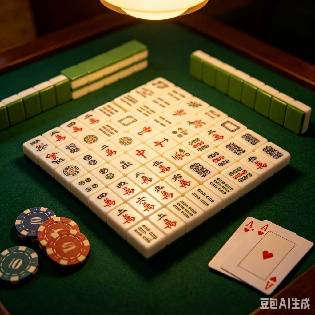 mahjong set for home entertainment